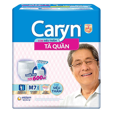 Tã Bỉm Quần Người Lớn Caryn Siêu Thấm Size M7/L6