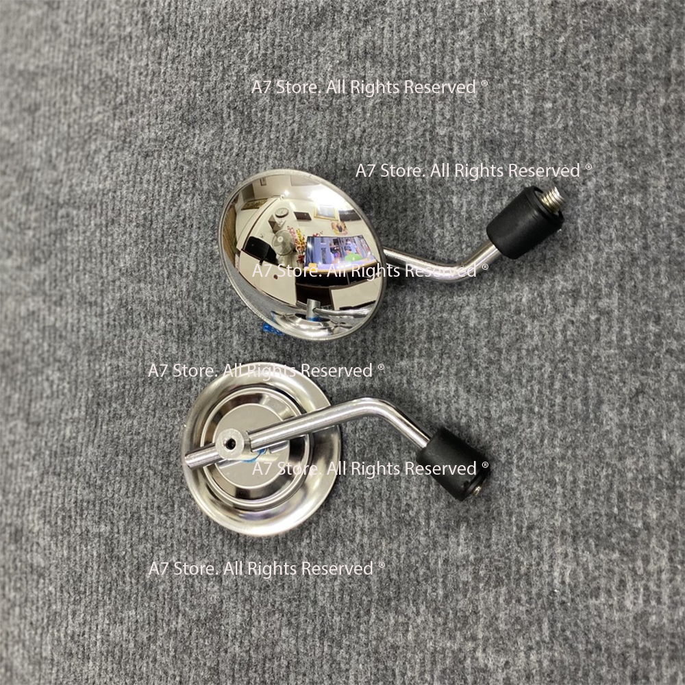Kính Chiếu Hậu TRÒN CẦU LỒI MINI Inox
