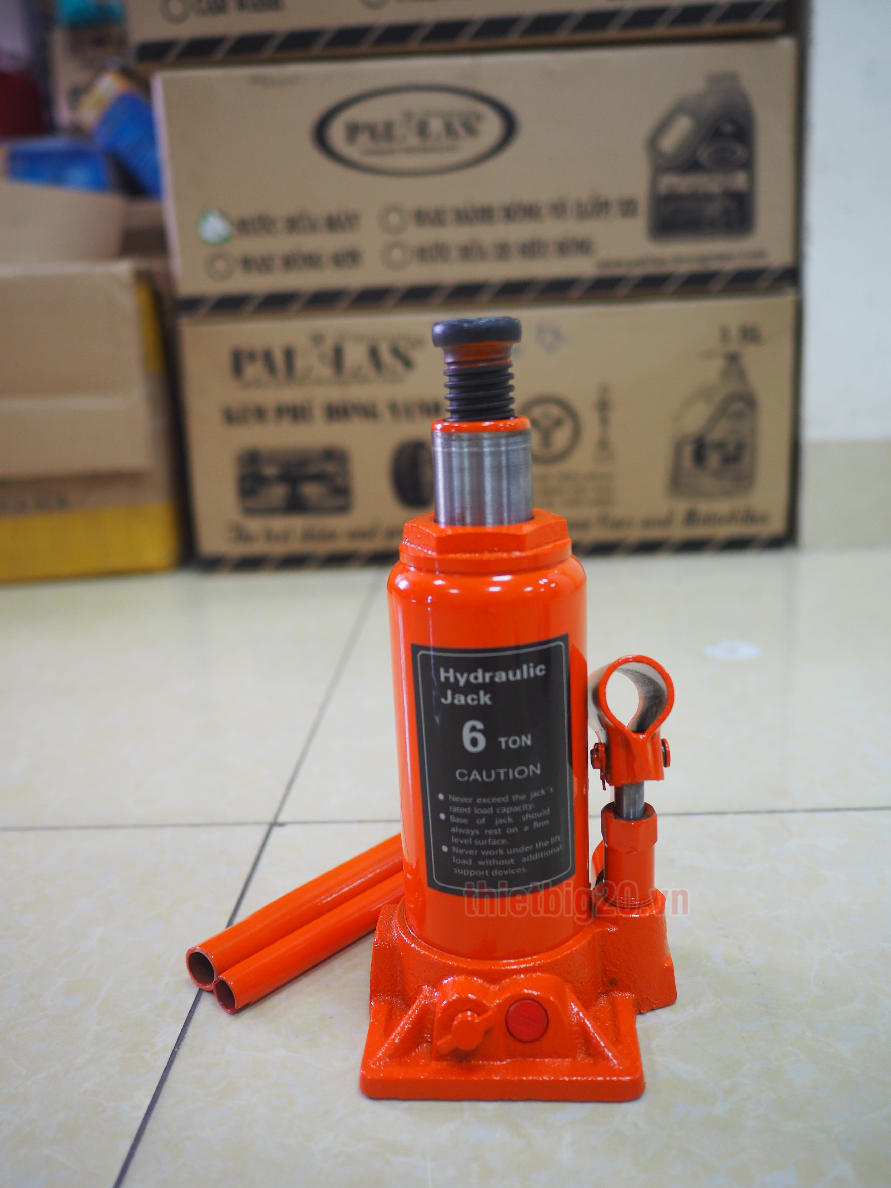 Kích thủy lực 6 tấn (con đội) JWS-06 , 200-385mm