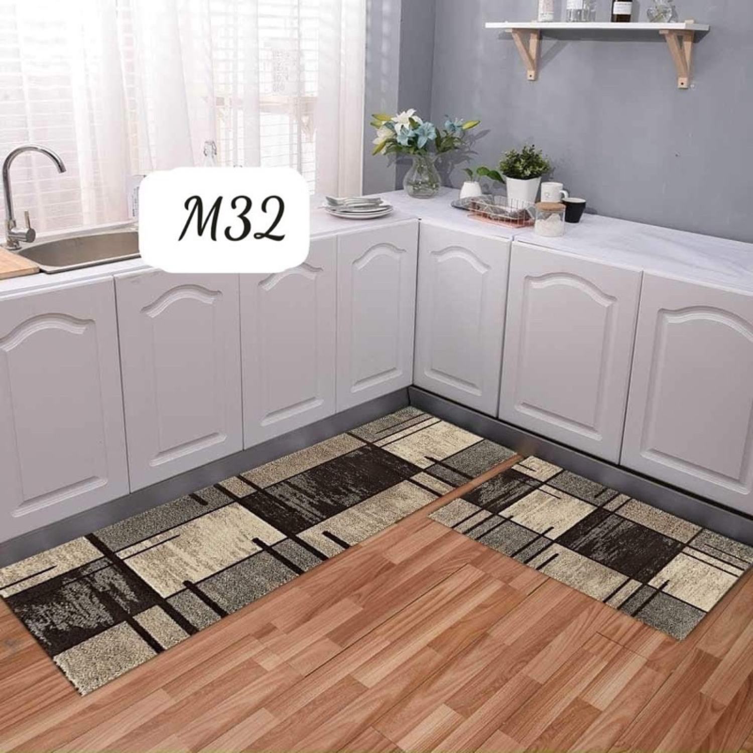BỘ 2 THẢM BẾP 3D CAO CẤP CHỐNG TRƠN TRƯỢT