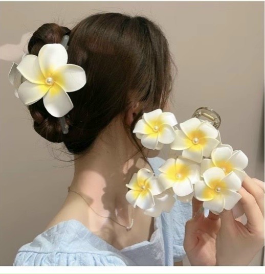 Kẹp tóc càng cua lớn hoa đại thời trang cho nữ