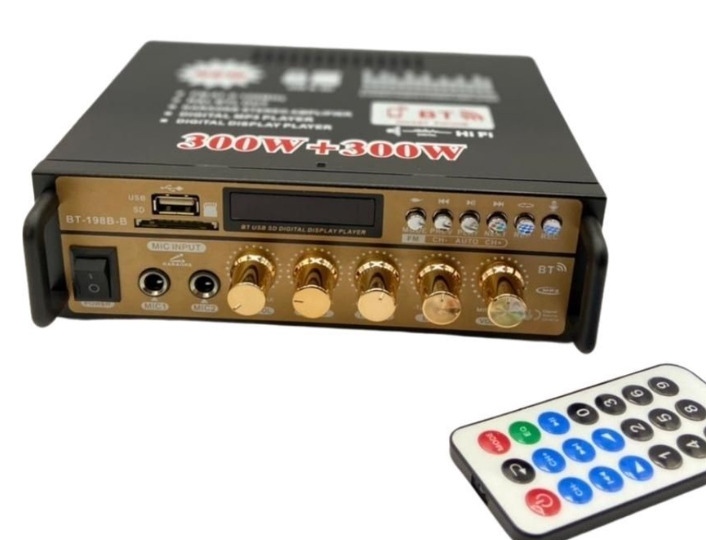 Amply mini bluetooth 12v/220v BT-198B hàng chuẩn