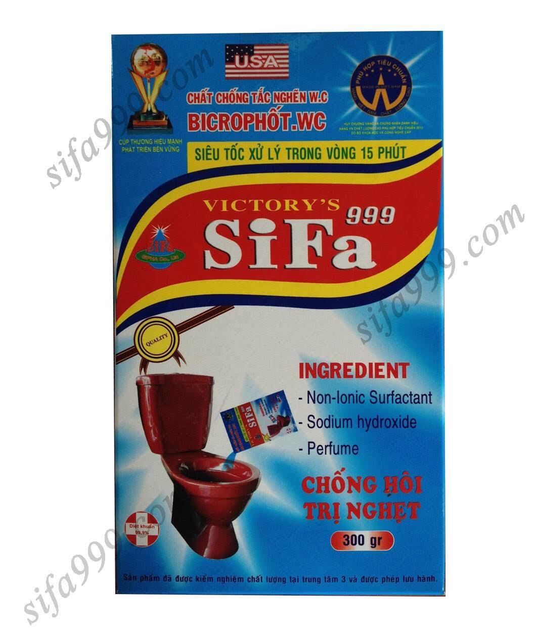 [HCM]Chất chống tắc nghẽn WC sifa hộp 300g