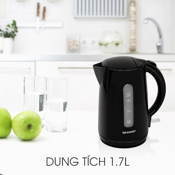 Bình Siêu Tốc Sharp EKJ-17VPS-BK