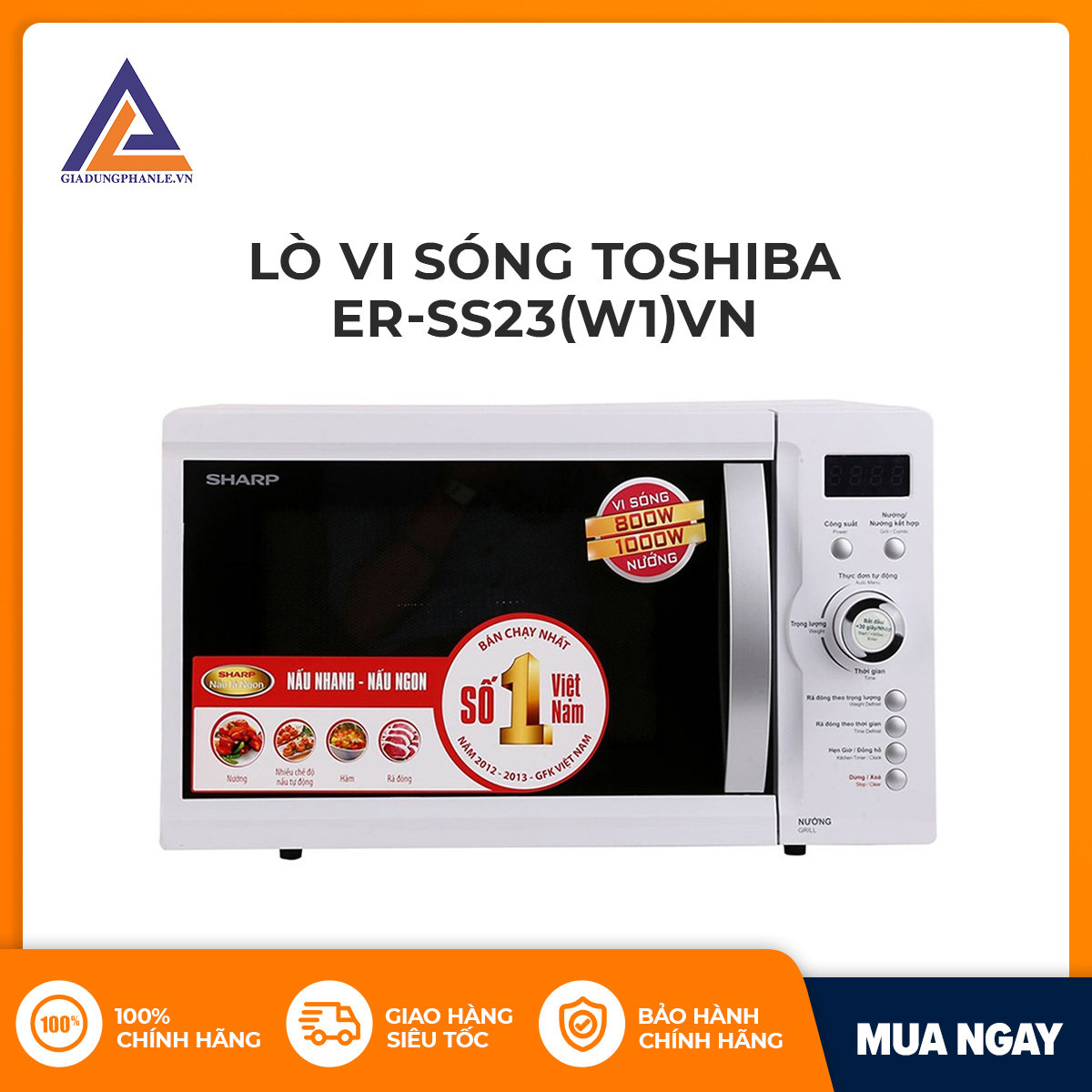 Lò vi sóng Sharp R-G371VN-W 23 lít