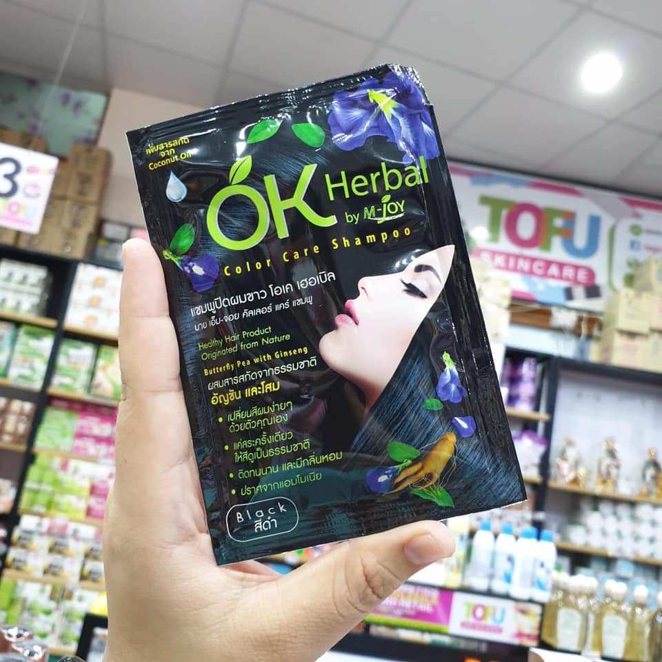 Gội nhuộm tóc OK HERBAL Thái Lan