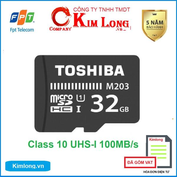 Thẻ nhớ Toshiba 32GB Micro SD Class 10 UHS-I 100MB/s hàng FPT