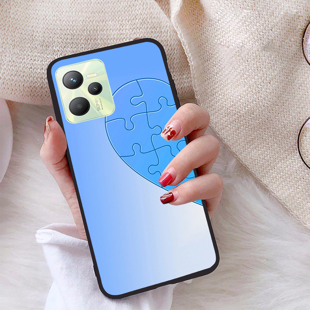 Ốp lưng realme c35 viền dẻo tpu bst ốp đôi