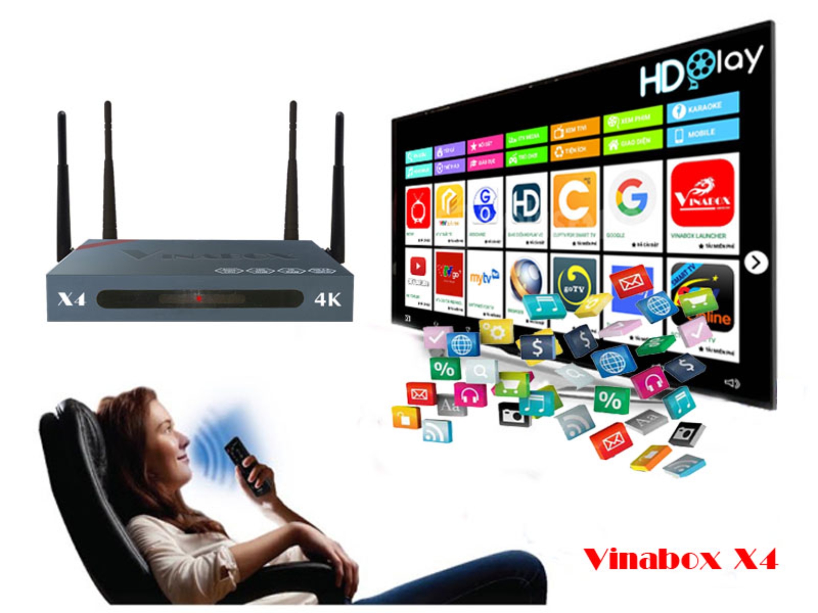 VINABOX X4 Android 1G