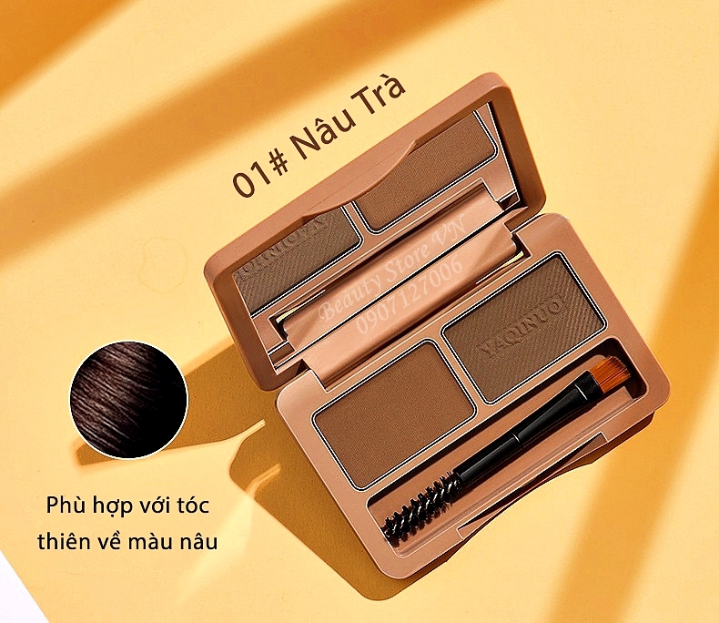 [KÈM CỌ💋] Set Bột Kẻ Chân Mày 2 Màu Đa Năng Cao Cấp