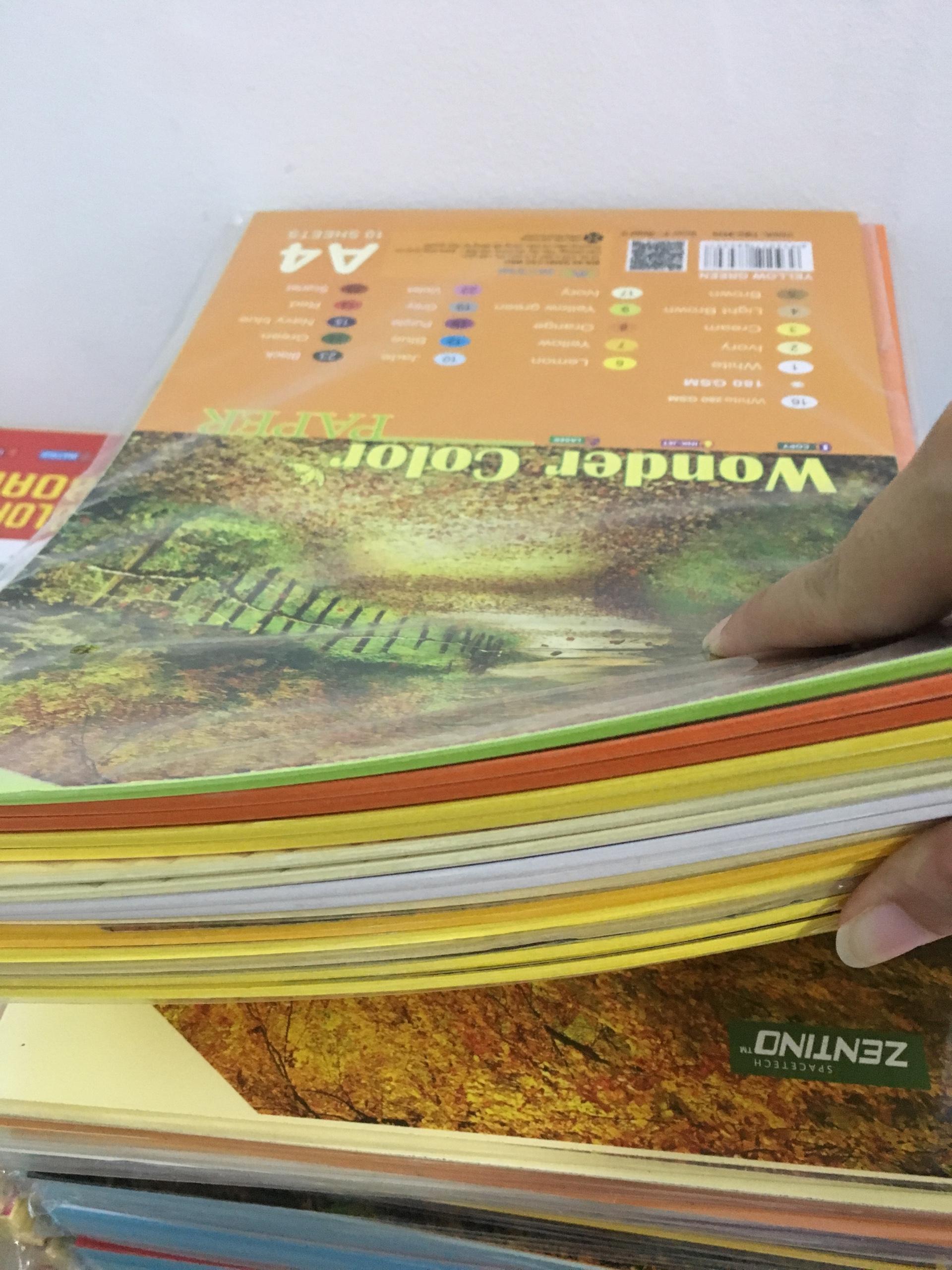 BÌA GiẤY A4 ZENTINO ( 10 TỜ/TẬP)