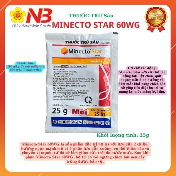 Minecto star 60wg- 25g syngenta