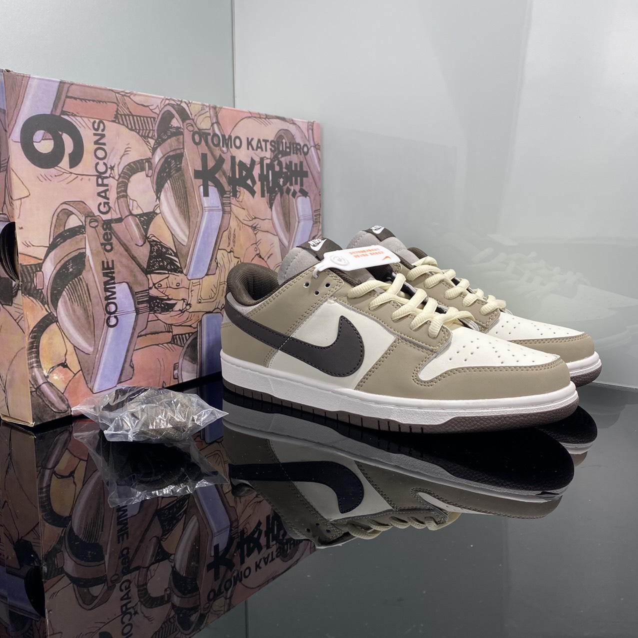 GIÀY SB DUNK LOW OTOMO NÂU TRẮNG LAI AU - GIÀY TH