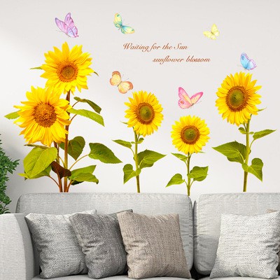 Decal Dán Tường Hoa Hướng Dương