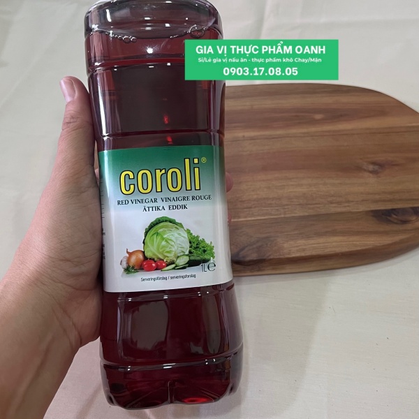 Dấm đỏ Coroli (1L)