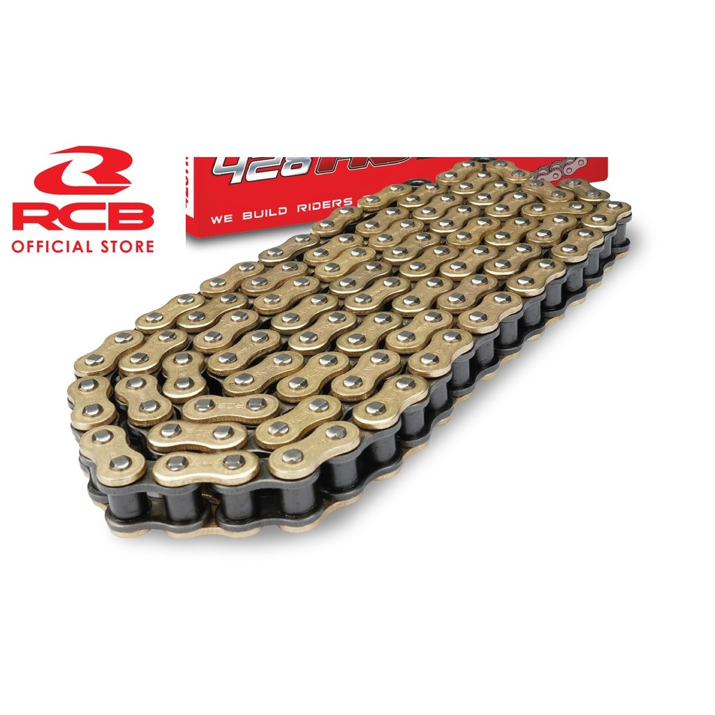 Sên rcb vàng 9li 132 mắt 428s lắp tất cả các xe exciter 135 150 winner sonic raider satria si wave mô tô nhỏ