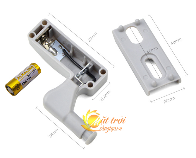 Đèn tự động lắp bản lề cánh tủ
