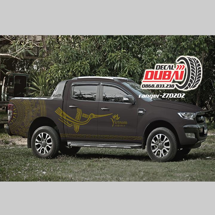 Tem Dán Sườn Xe Ford Ranger