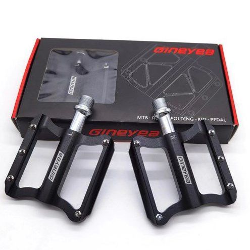 Pedal/bàn đạp xe đạp thể thao hợp kim nhôm cao cấp gineyea - chính hãng