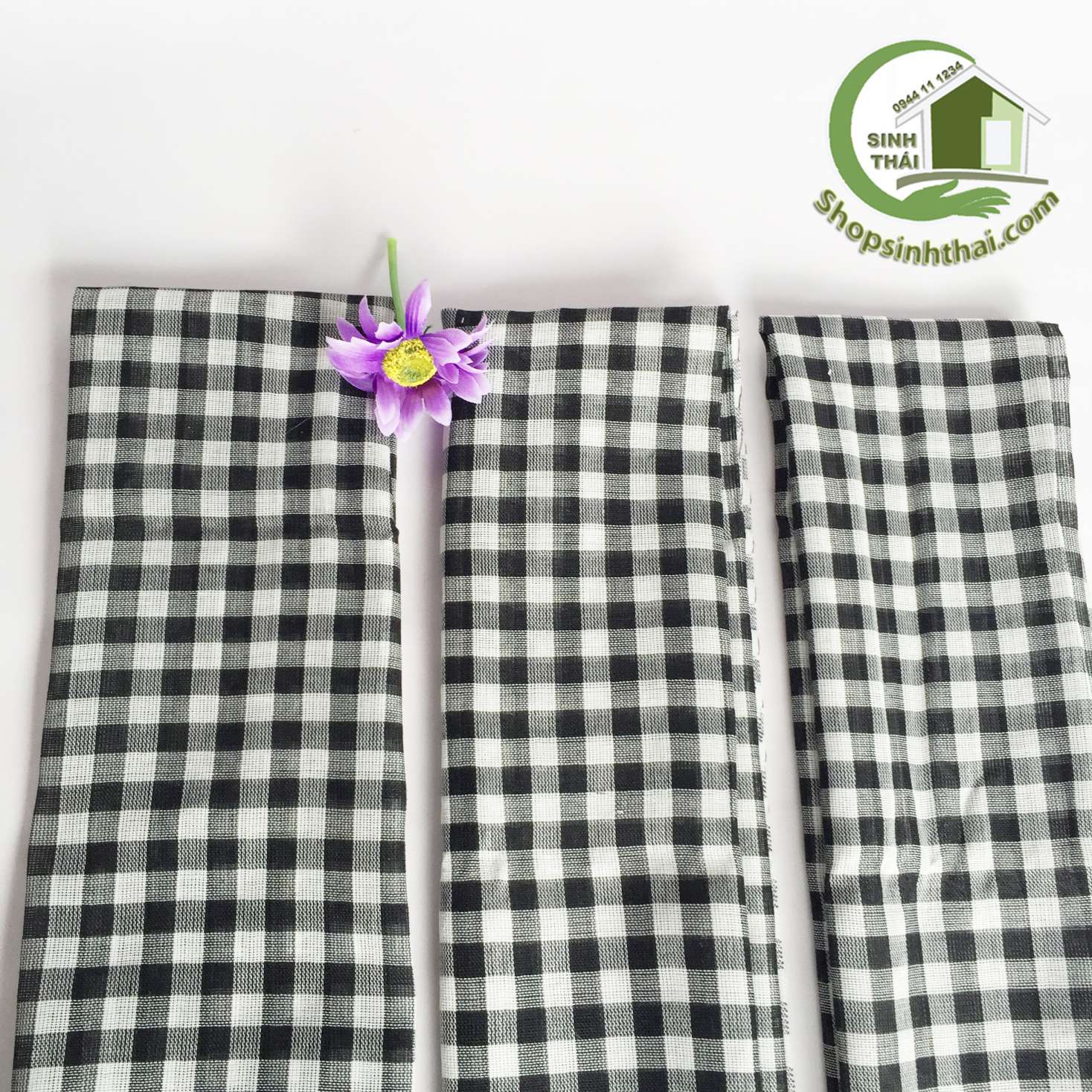 [HCM]Khăn rằn ri nam bộ - màu đen trắng [ Kho sỉ ]