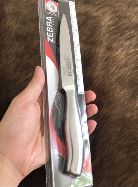 Dao gọt hoa quả, lạng thịt cá Zebra Pro II Thái Lan 23cm-100304