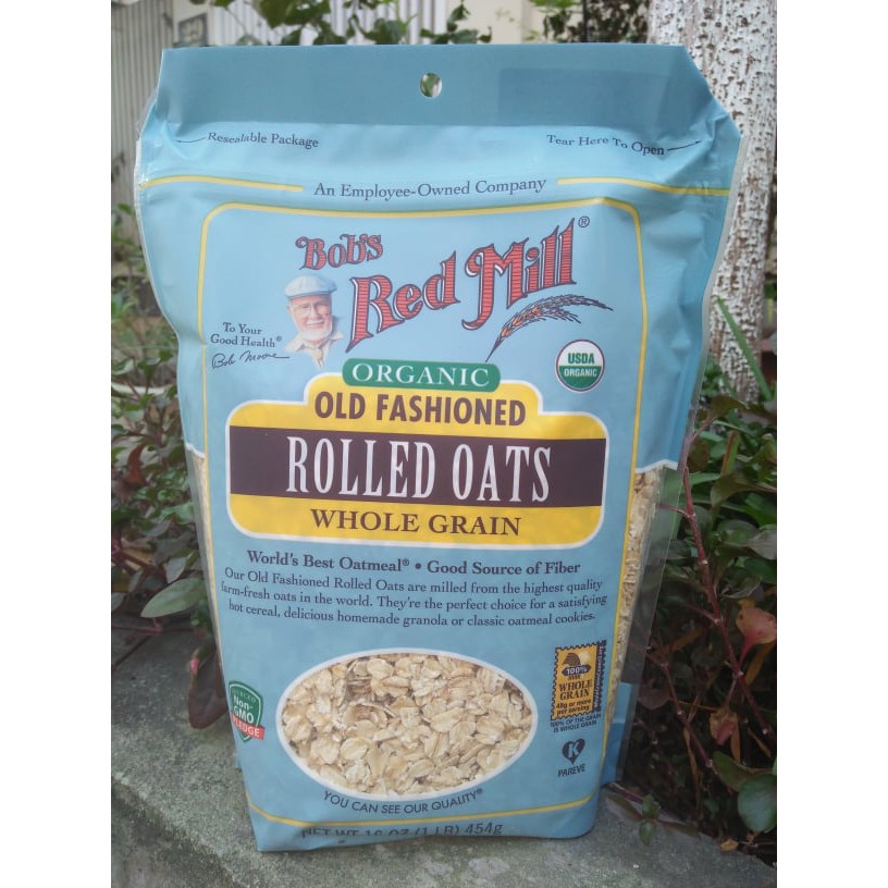 Yến Mạch Hữu Cơ Cán Dẹt Bob's red mill 454g