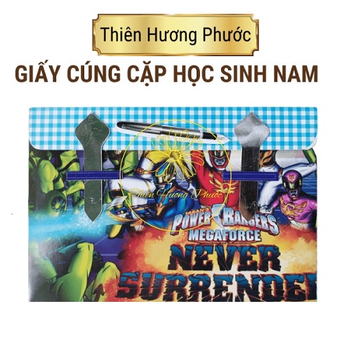 Cặp học sinh cúng cho bé trai bé gái vàng mã