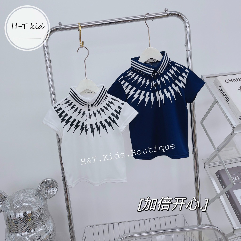 Áo polo tia chớp 23-30kg