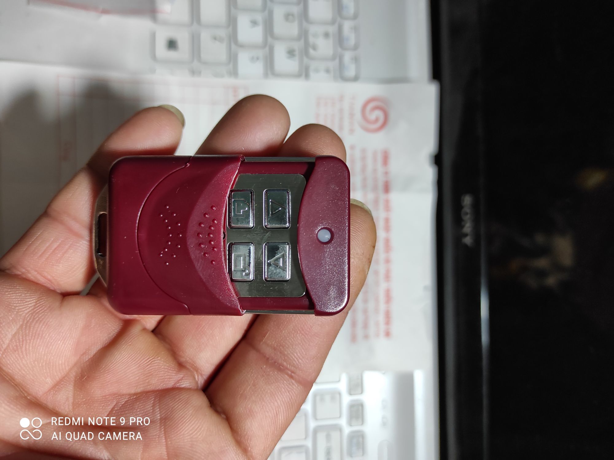 Remote cửa cuốn mã gạt 433 mhz chất lượng cao