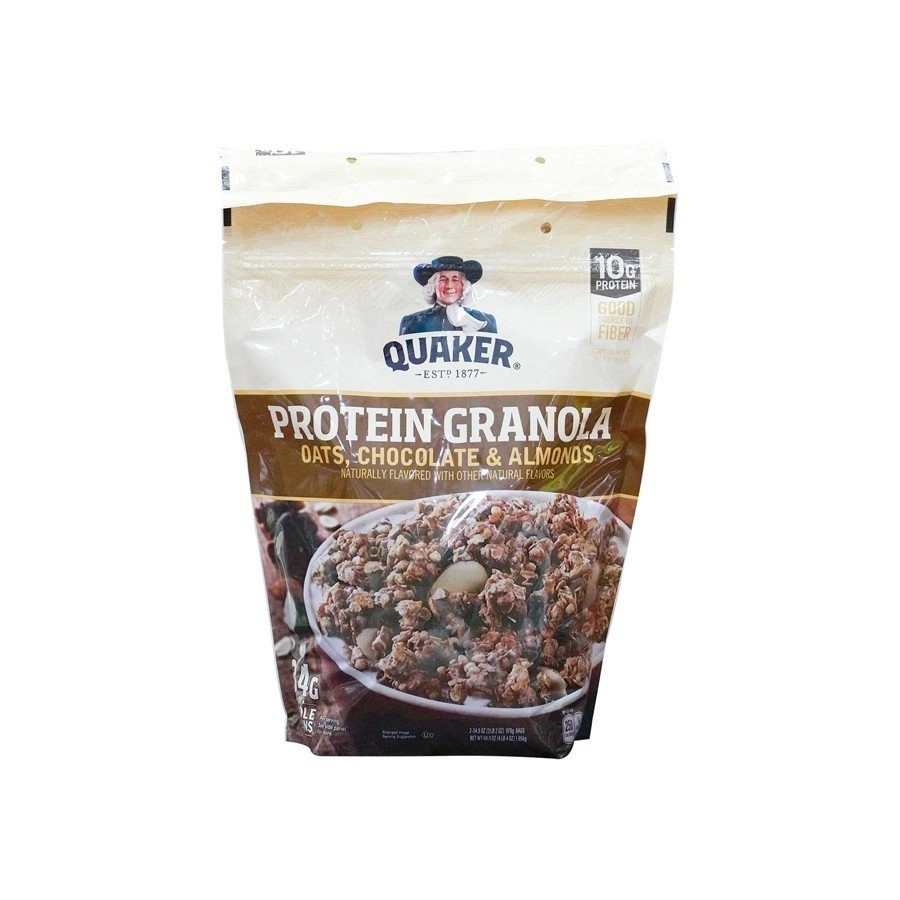 QUAKER SIMPLY GRANOLA - Convenient Diet Oats - Oats Mixed with Dried Grapes, Almonds, and Honey (2 lbs)