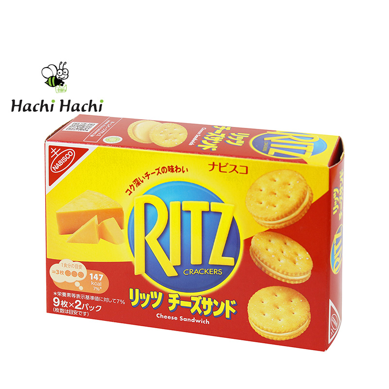 Bánh Ritz vị phô mai 160g 9 cái x 2 gói - Hachi Hachi Japan Shop