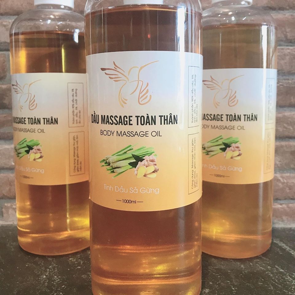 Tinh dầu massage sả gừng