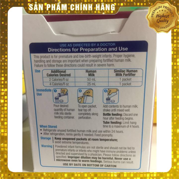 Sữa Similac Human Fortifier - Abbott Hoa Kỳ - 45g