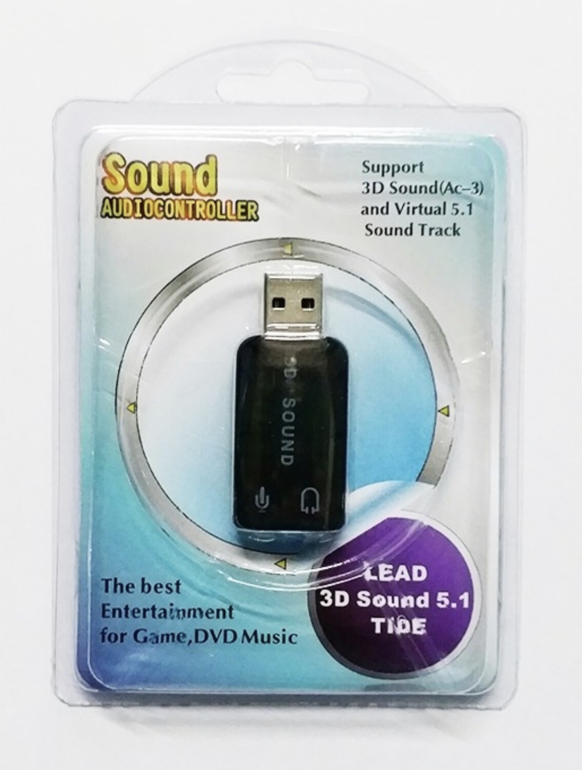 Usb sound 5.1 3d chuyển usb qua loa