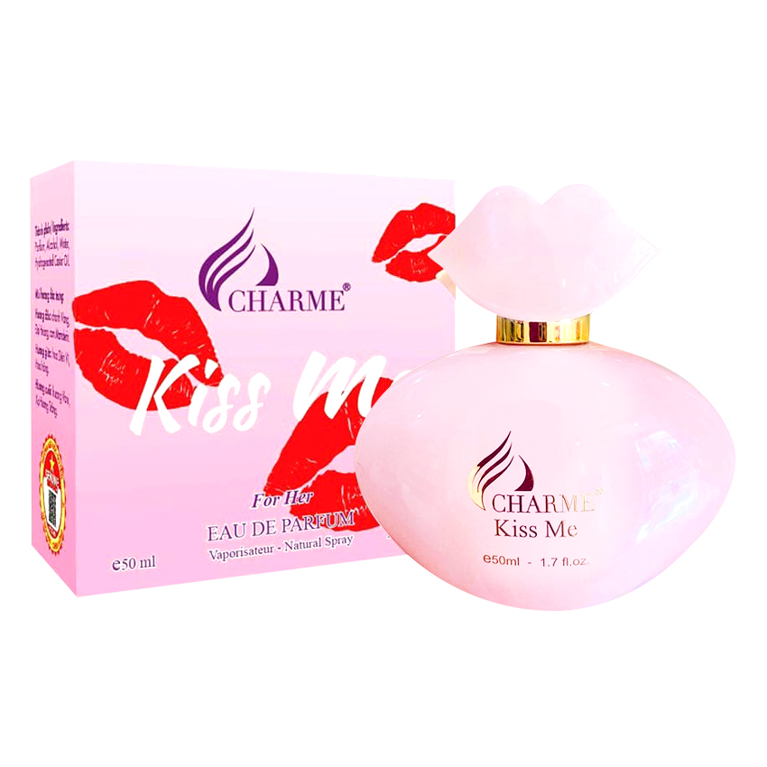 Nước hoa nữ Char.me Kiss Me - NGỌT NGÀO VÀ QUYẾN RŨ (5OML).