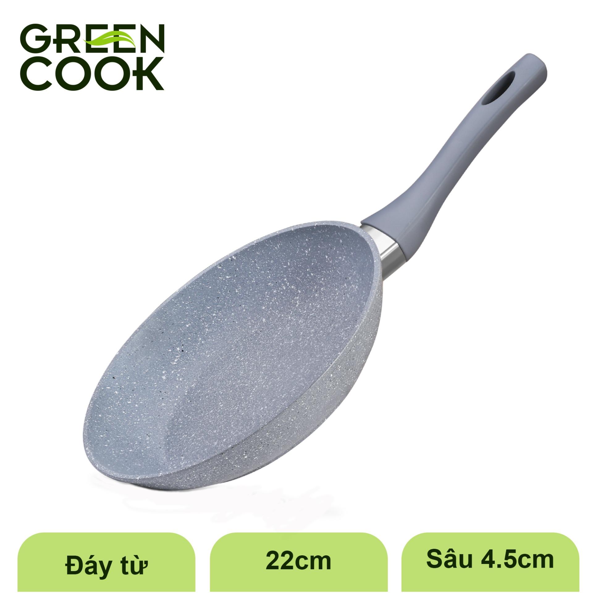 Chảo vân đá Greencook GCP01-22IH