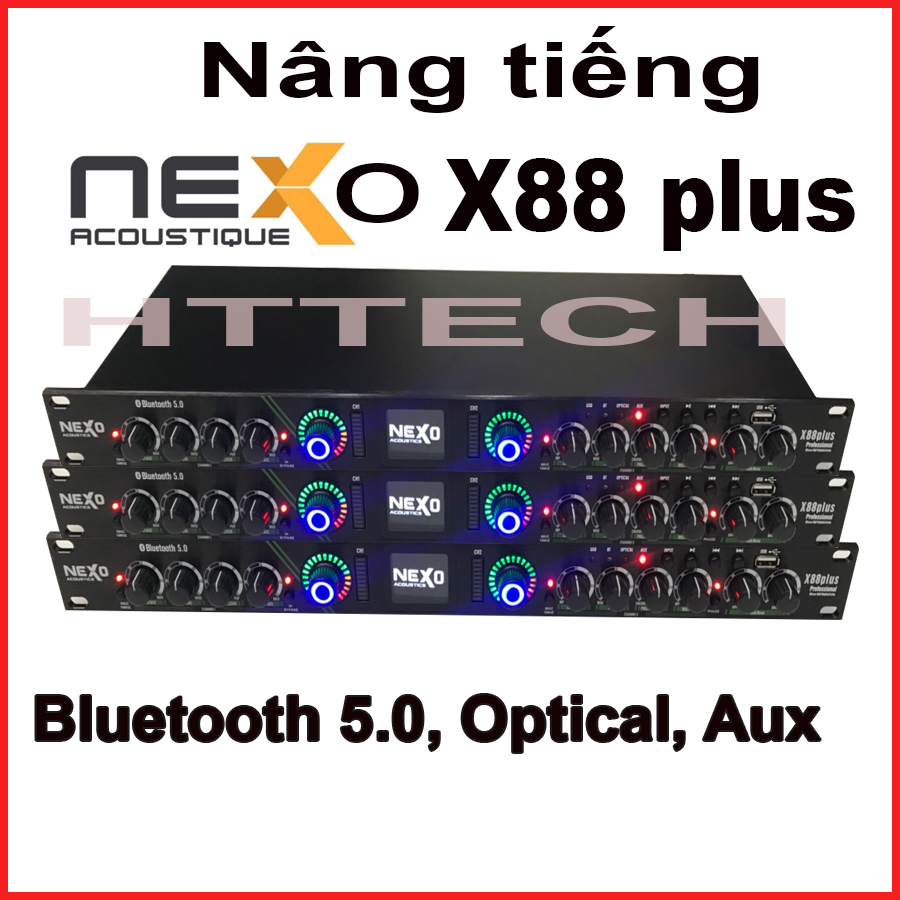 Nâng tiếng Nexo Acoustic X88 Plus có bluetooth, optical, aux chuyên dùng cho dàn âm thanh