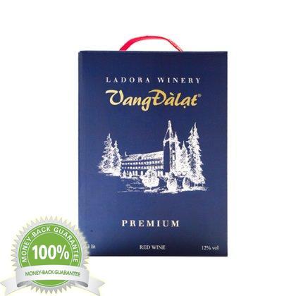 Hộp Vang Đỏ Đà Lạt 3L - Premium