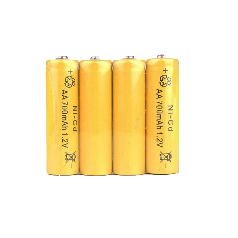 VỈ 4 pin tiểu sạc AA 700mAh cho xe điều khiển, chuột máy tính, đồng hồ treo tường...