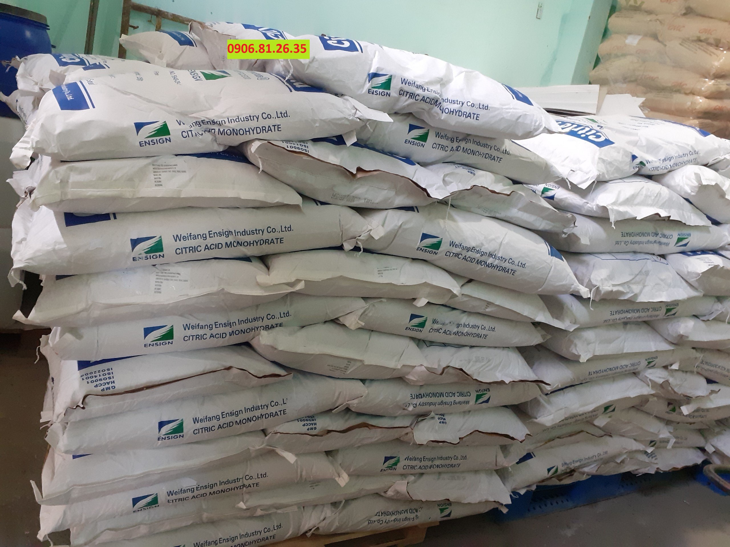 Acid Citric Monnohydrate_Chất tạo chua vị chanh (Bao 25Kg)