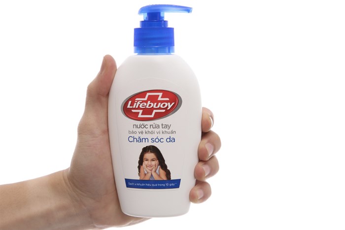 Nước rửa tay Lifebuoy chai 180g(5 màu lựa chọn)