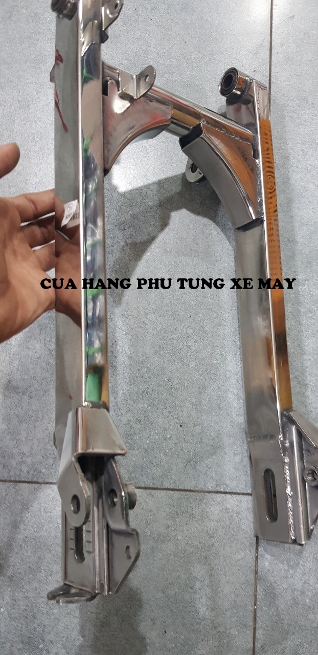 Gấp gắn Sirius xăng cơ inox 304 - phụ tùng xe máy nhông xích
