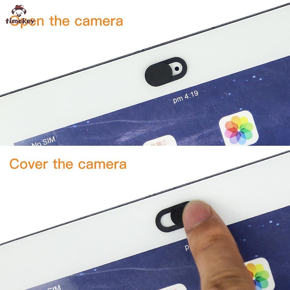 Timekey-Universal WebCam Cover Shutter Slider Plastic Camera Cover For Web Laptop iPad PC Macbook Tablet Lens Privacy Sticker