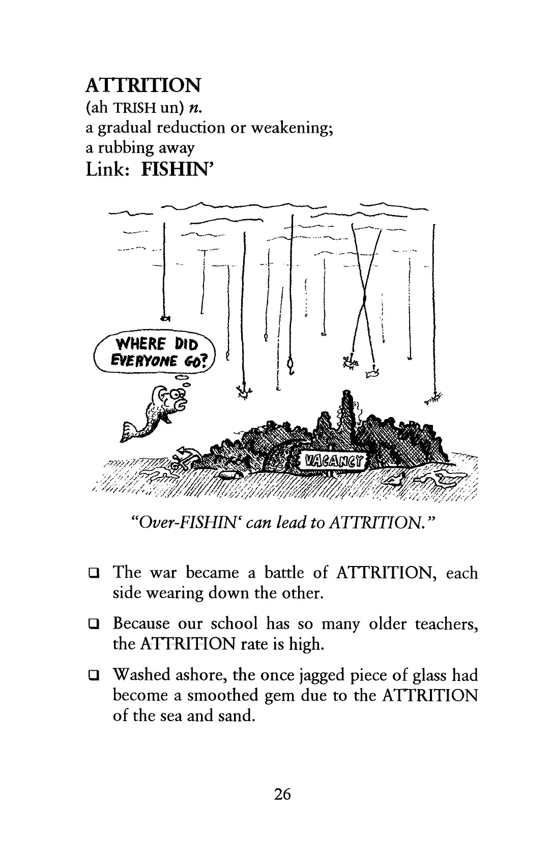 VOCABULARY CARTOONS II SAT WORD POWER (Sách đen trắng)