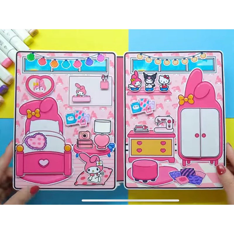 Ngôi nhà búp bê giấy My Melody House