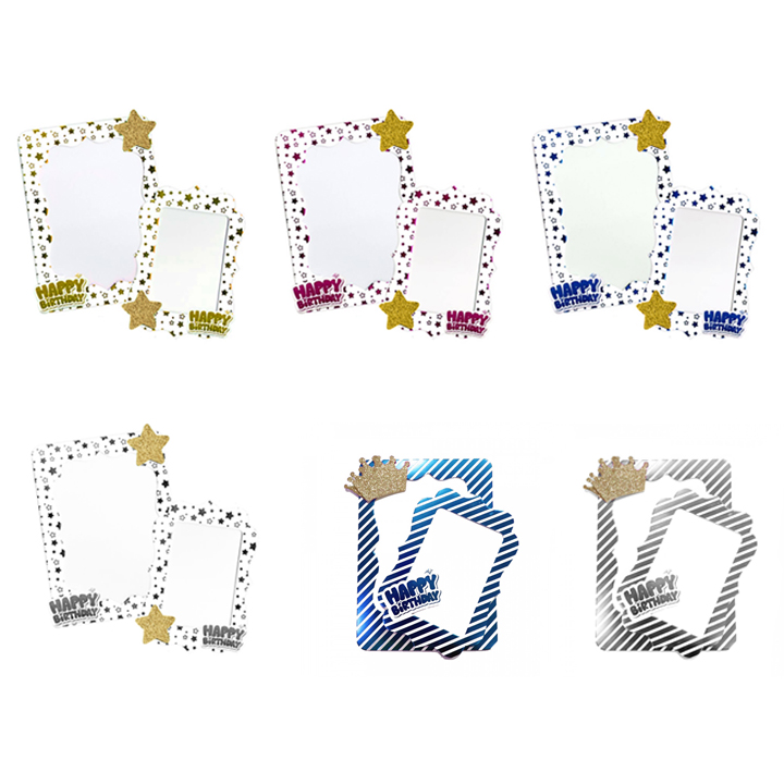 Set 2 khung ảnh để bàn tiệc sinh nhật