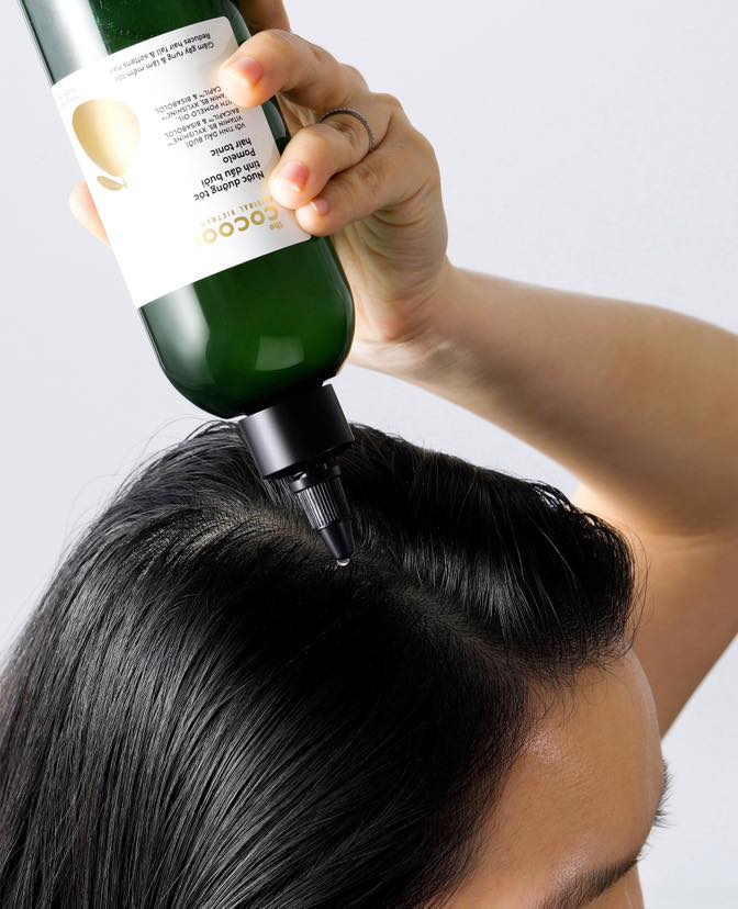 Nước dưỡng tóc tinh dầu bưởi(pomelo hair tonic)Cocoon 140ml