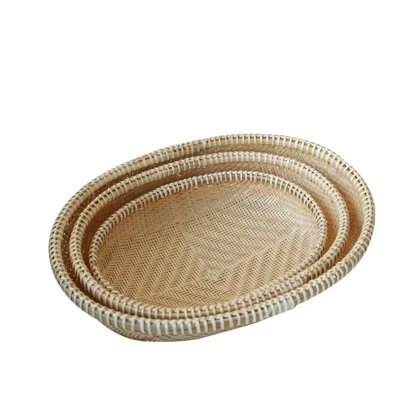 Rổ đan thưa và rổ đan kín dạng oval