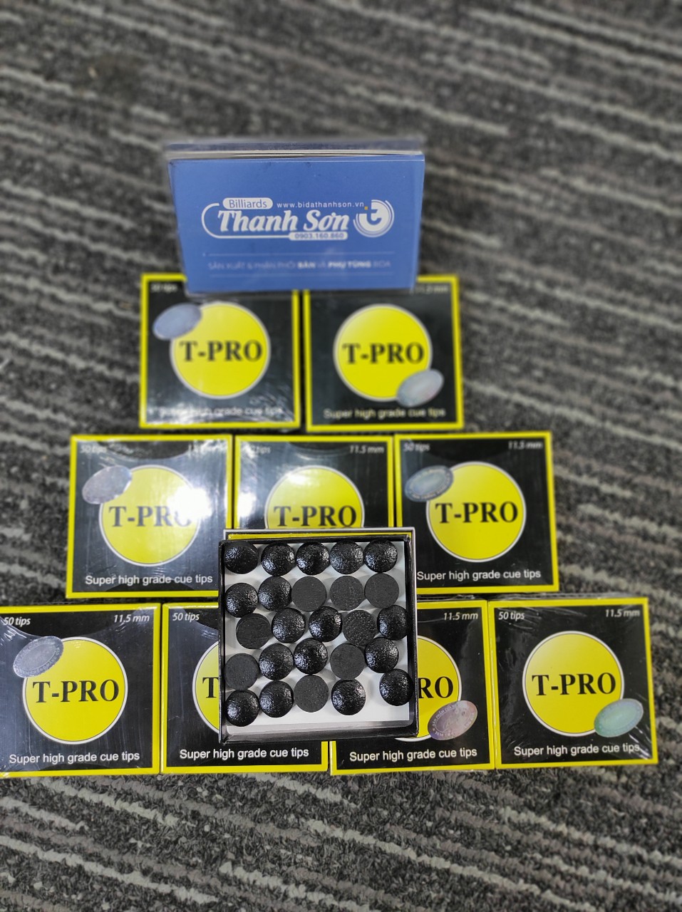 Đầu cơ Bida CLB - T Pro 11mm - 12mm - 13mm