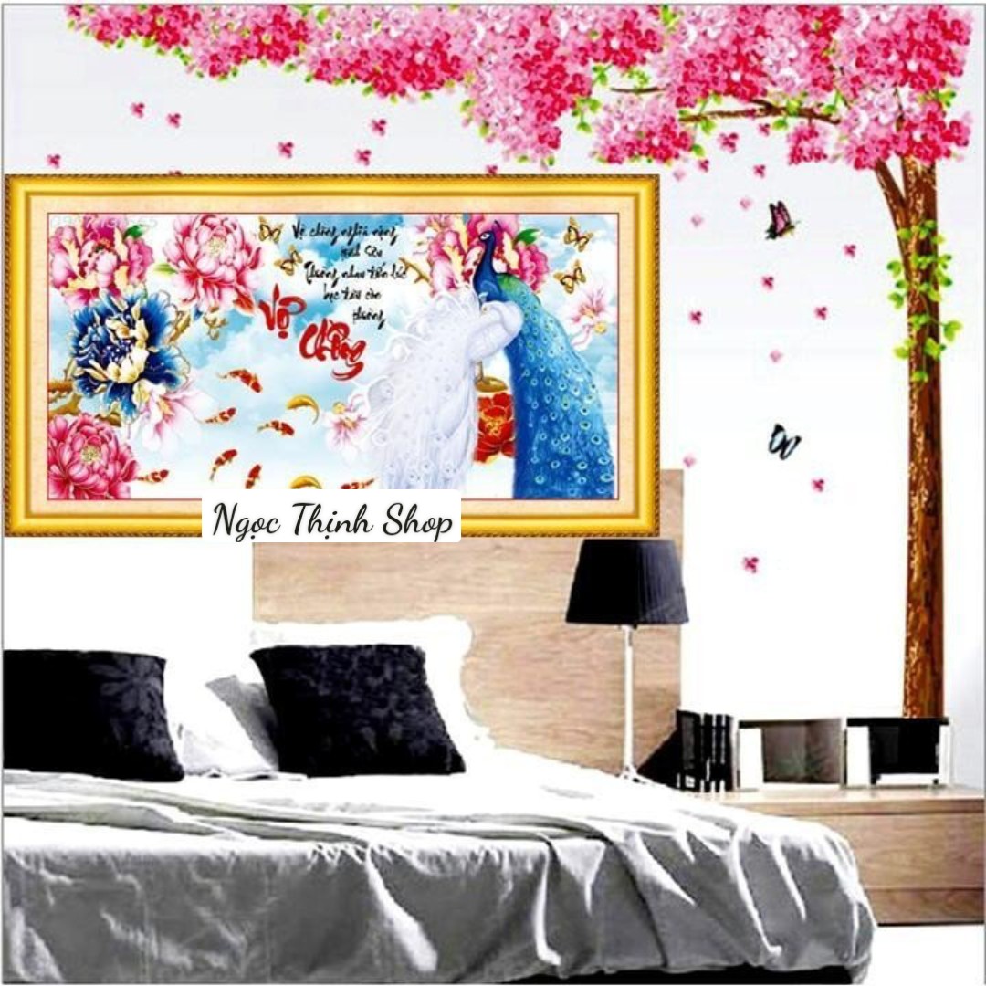 Tranh Đính Đá 3D  Vợ Chồng 108